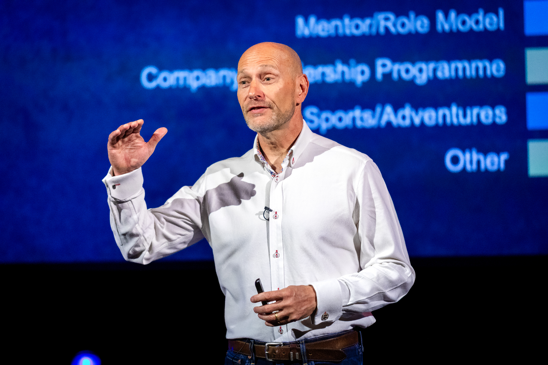 Matt Garman on stage delivering a keynote